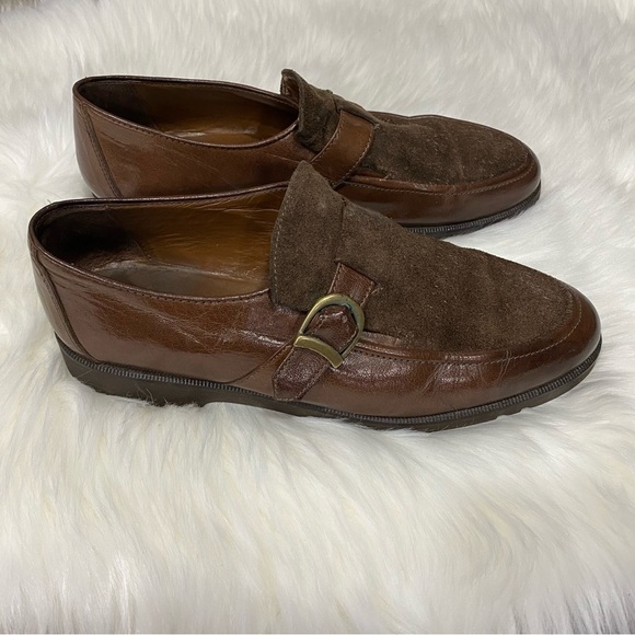 Roberto Botticelli made in Italy men’s leather monk strap shoes size fits 7.5 main image 5